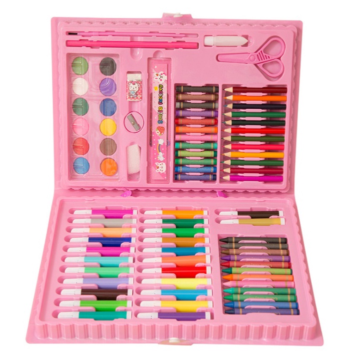 

KODE F47N ART set isi 86 PCS 68 PCS pensil crayon warna set alat lukis mewarnai