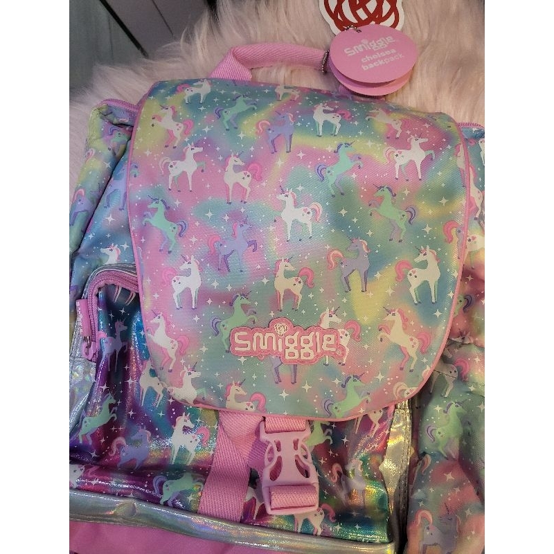 Smiggle backpack Aurora Unicorn (PRELOVED) Tapi masih bagus