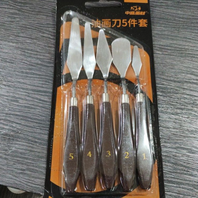 

KODE Y94D TRANSO PAINTING KNIFE SET 5 PALET KNIFE SET 5