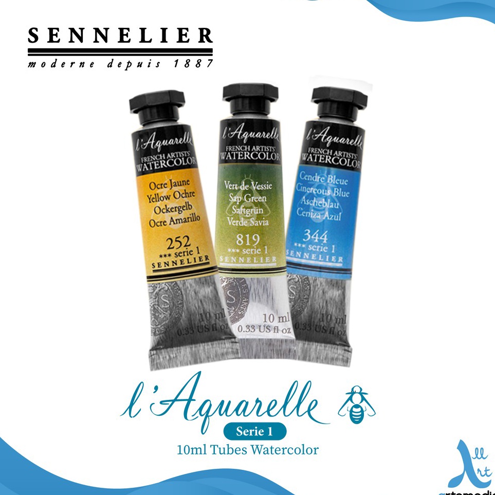 

KODE K34Z Sennelier L Aquarelle 1ml Tube Watercolor Series 1