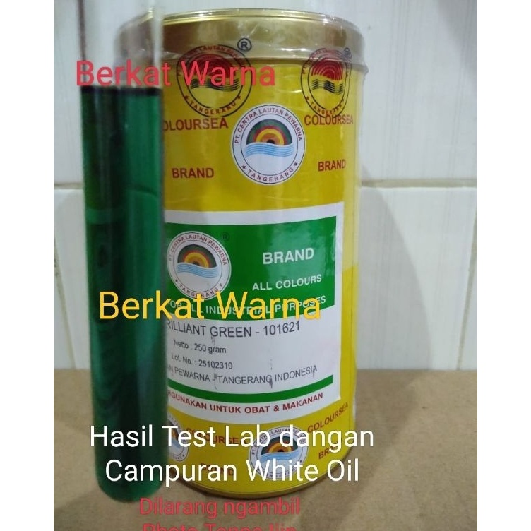 

KODE C58E Pewarna Minyak Solvent Brilliant Green 11621 Coloursea Powder