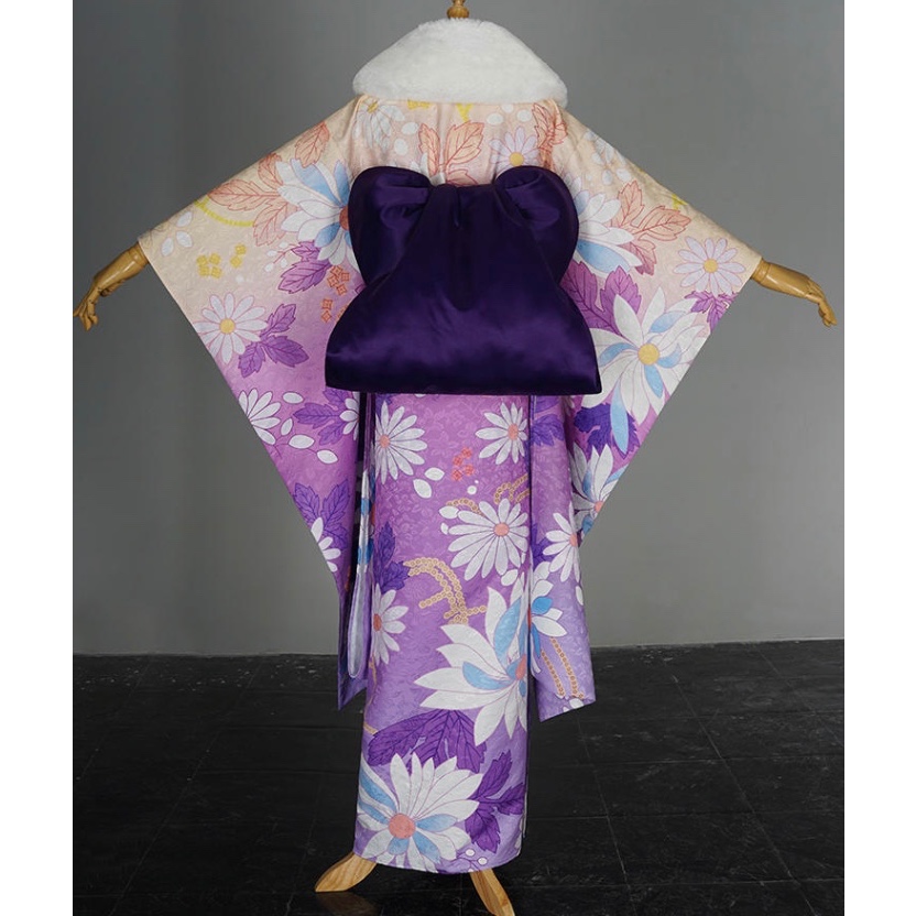 SCARLETDEPT || PRELOVED Kostum Medusa Lily Fate FGO Japanese Kimono White Purple Cosplay