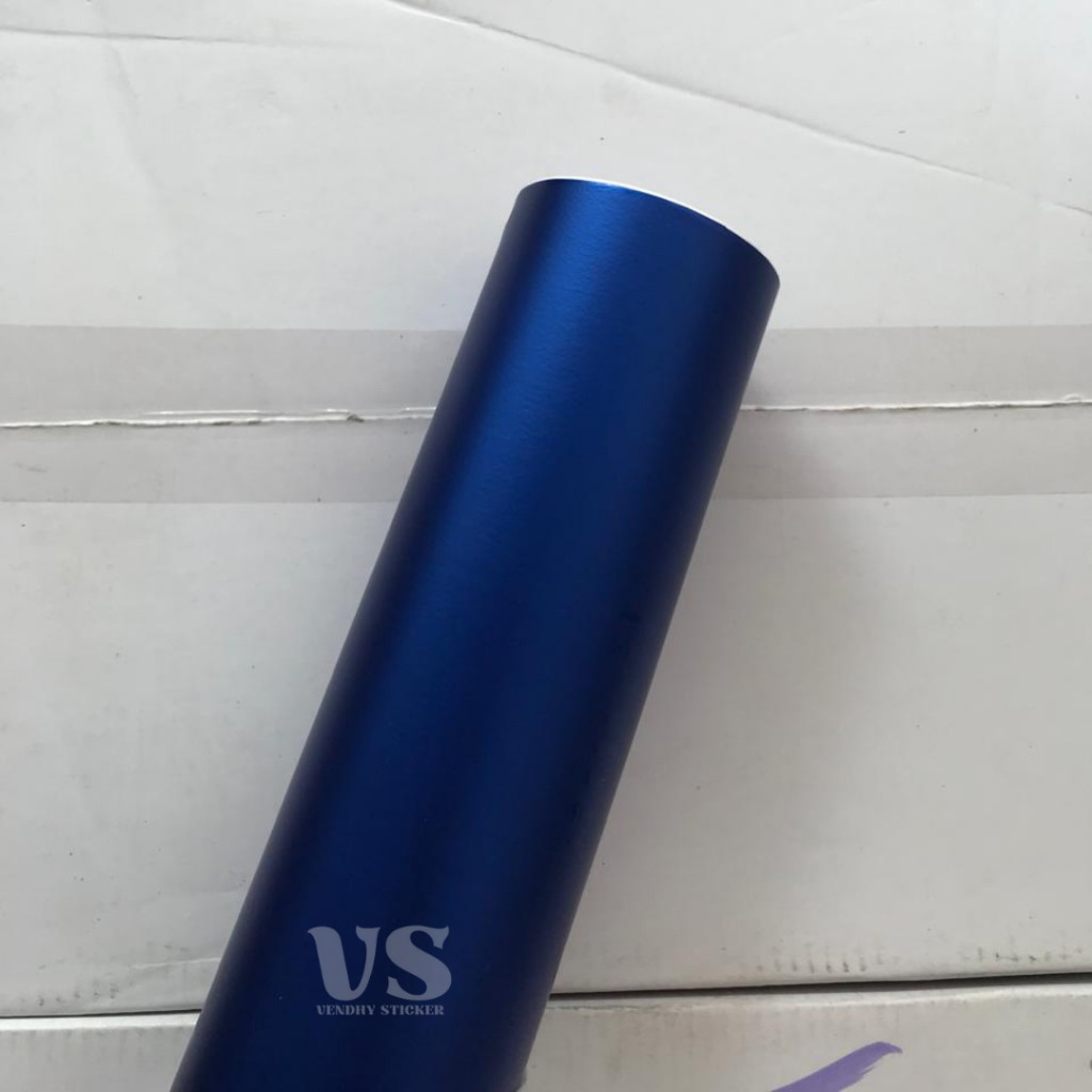 [ECER] Sticker Skotlet Biru Tua Mettalic Doff I Stiker Skotlet Dark Blue Matte Chrome Doff I Stiker 