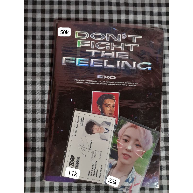 album only chanyeol expansion & photocard chanyeol