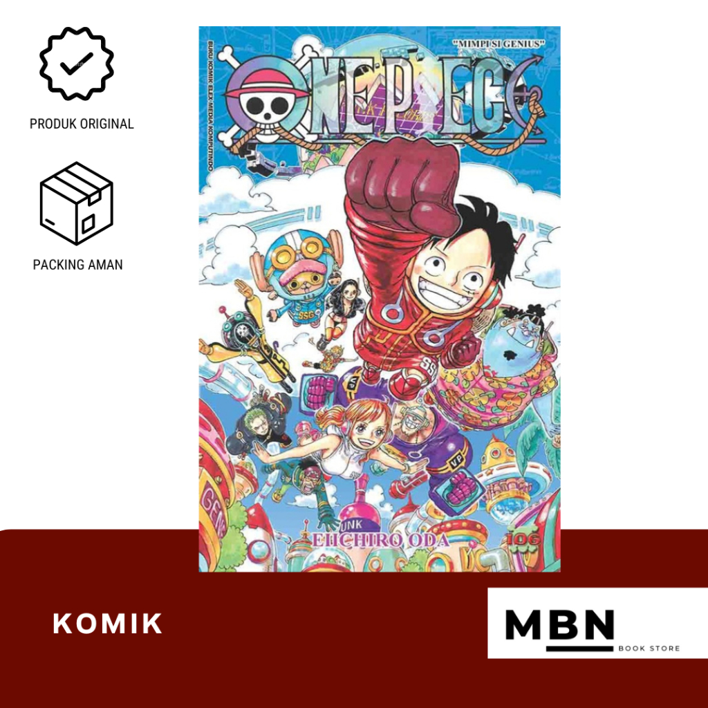 Komik One piece Vol 106 (Bonus Poster)