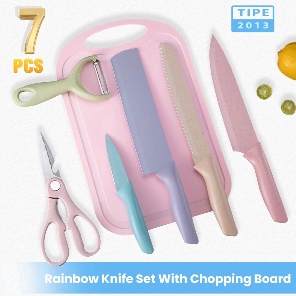 

KODE X92P GOHAPPY PISAU SET PASTEL CERAMIC SHARP BEAUTIFUL COLOR