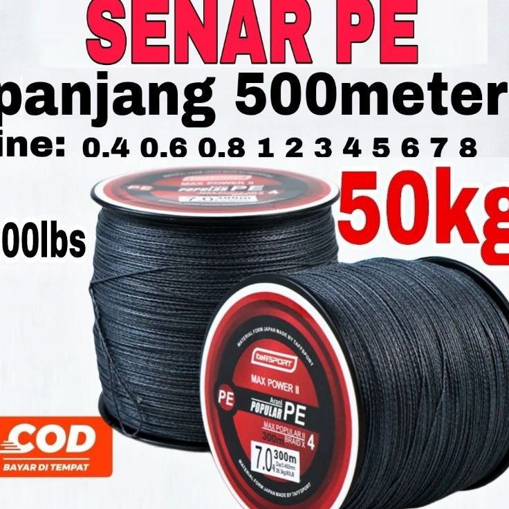 Hot Product SENAR PE PANCING 5M SENAR PE Termurah SENAR PANCING ANTI KRITING SENAR KECIL KUAT 5 KG S