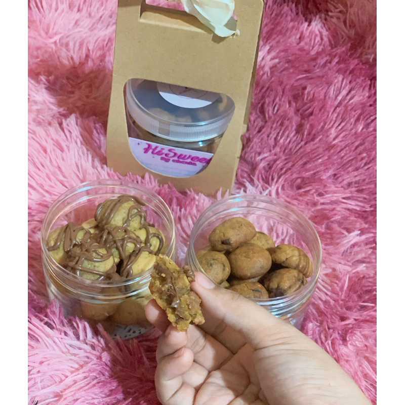 

Mini cookies by Hisweetbychezia (isi 15pcs mini cookies) - Choco original & Nutella 400ml