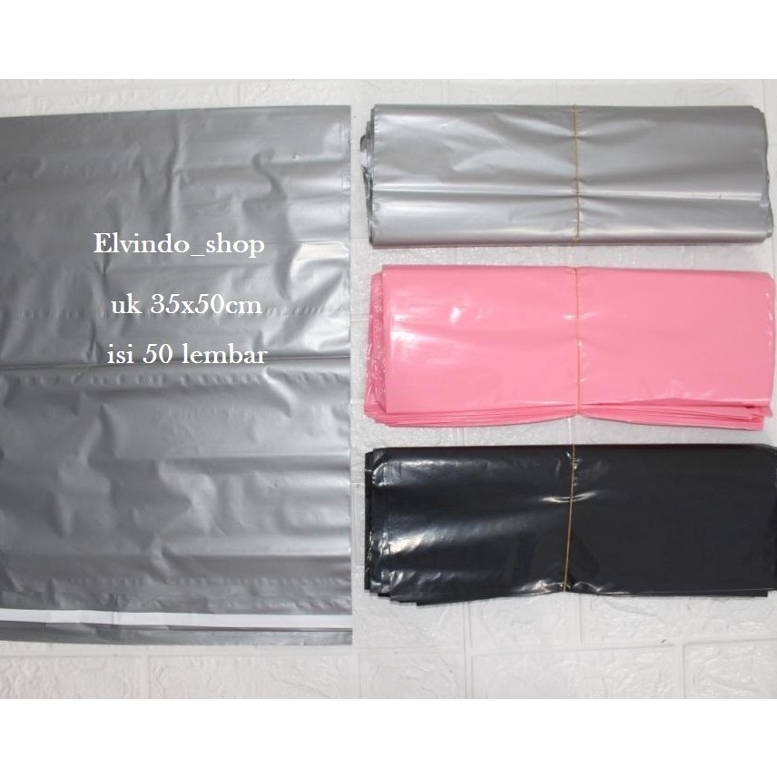 

KODE C35S PEREKAT LEM POLYMAILER 35x5CM ISI 5PICS PLASTIK PACKING OLSHOP