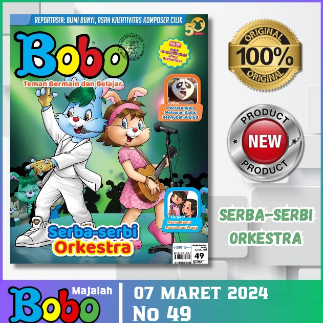 Dear Majalah Anak Bobo Terbaru Edisi Maret 224