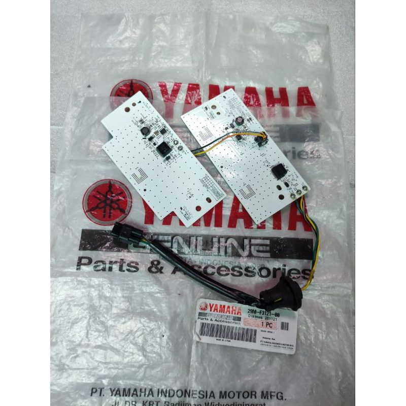 PCB LAMPU DEPAN YAMAHA MIO S ORIGINAL MODUL PAPAN PCB VCB LED LAMPU DEPAN MIO S ORI