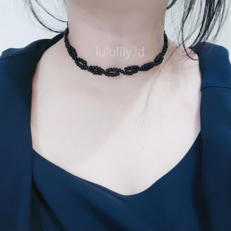 Luxury Black Choker / Luxury Choker / Choker / Party Choker