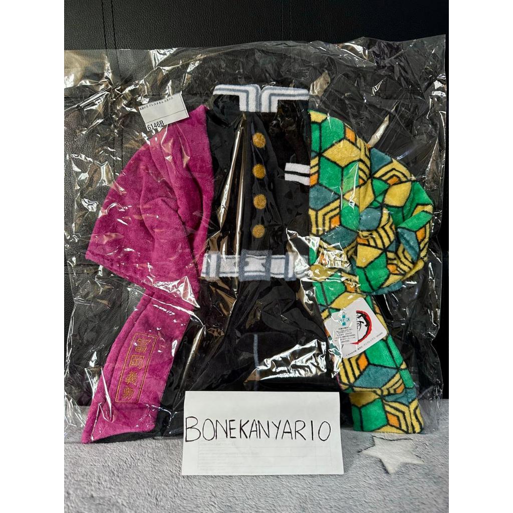 Handuk Demon Slayer Giyu Tomioka Bath Towel Original Ufotable Jepang Haori Kimetsu No Yaiba