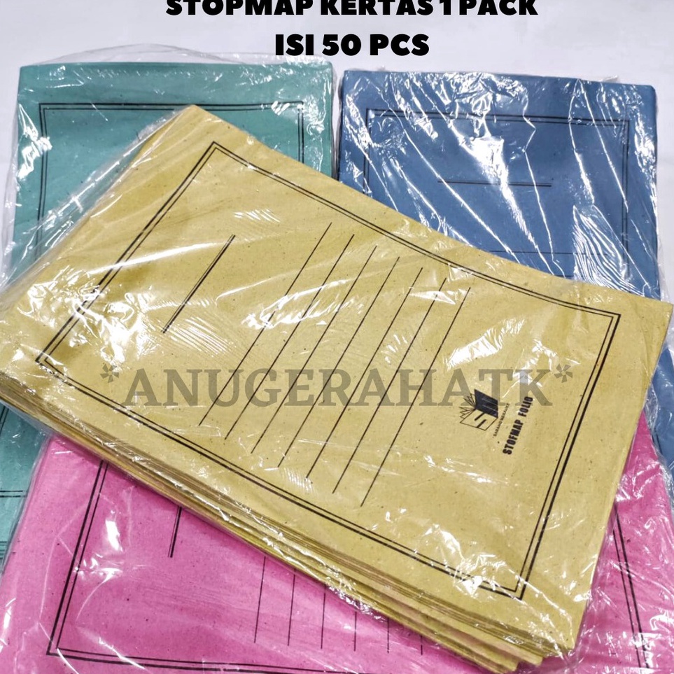 

Buruan Dapetin 1PACK5 Pcs Stopmap Kertas Folio Map Kertas ISI 5 MAP
