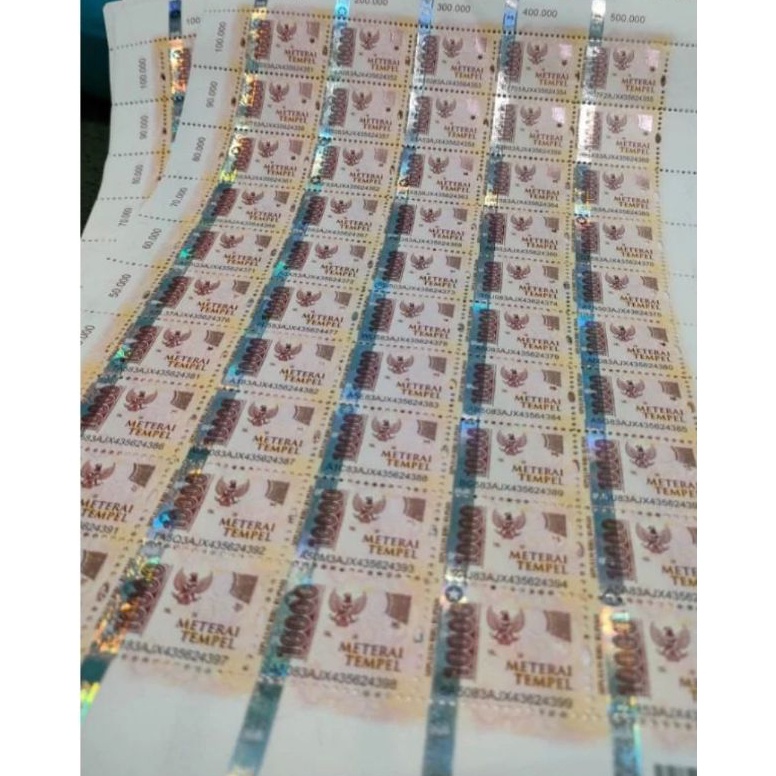 

Belanja sekarang METERAI 1 ASLI POS 1 PCS ORIGINAL TERMURAH