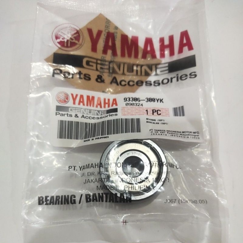 LAHER/bearing asli Yamaha 93306-300YK LAHER RODA DEPAN untuk motor Mio, Mio J, Aerox , N-max, Lexi, 
