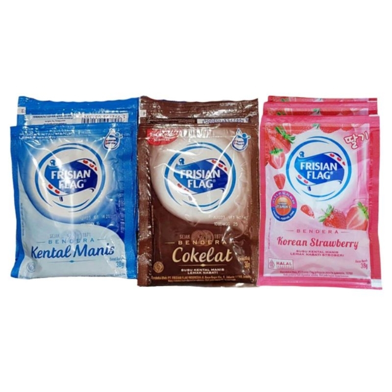 

Susu Bendera Frisian Flag Renceng 6 Sachet