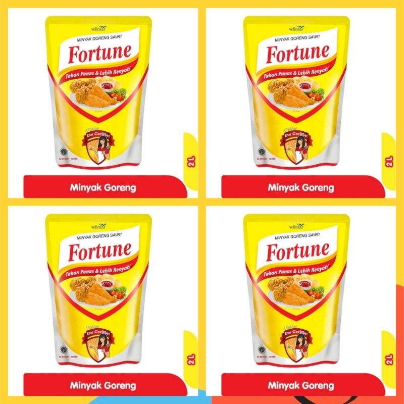 

FORTUNE minyak goreng refill 2liter