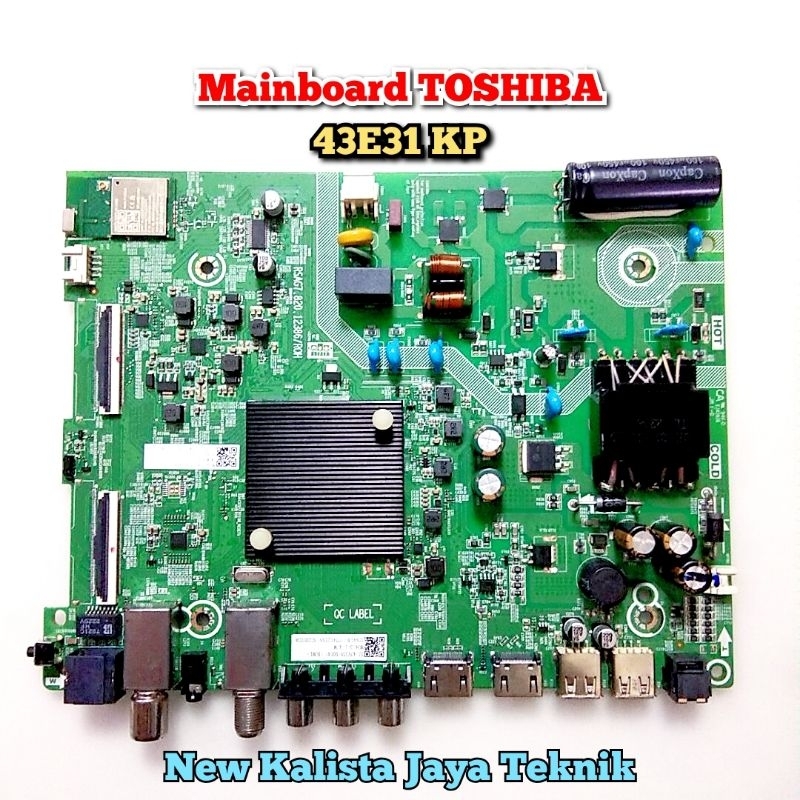 MAINBOARD TV TOSHIBA 43E31KP ORIGINAL RSAG7.820.12386 MB 43E31 MOTHERBOARD TV 43E31KP MB TOSHIBA 43E