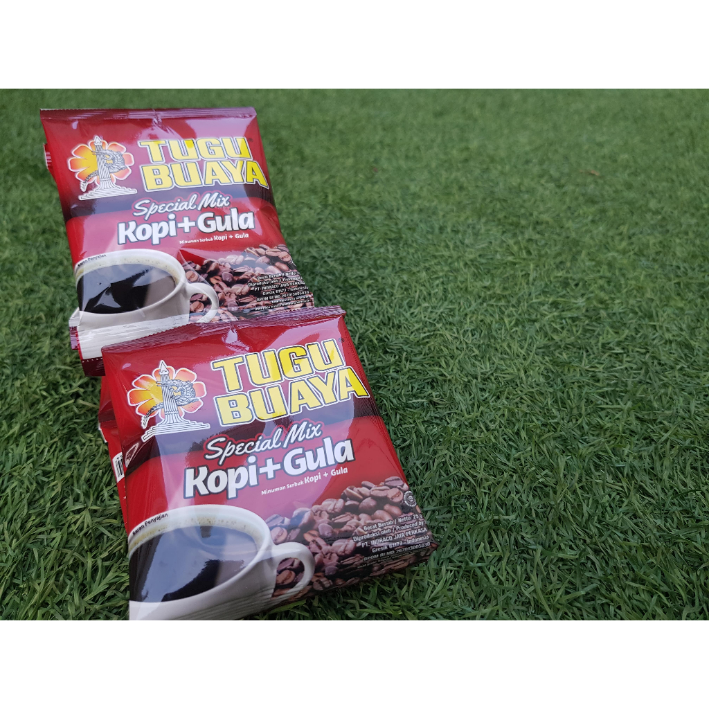 

Tugu Buaya Special Mix Kopi+Gula (10 sachets x 25g) l Kopi Hitam+Gula Mix 25g