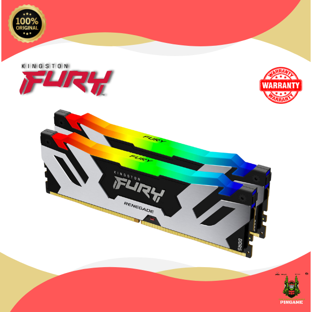 MEMORY DIMM DDR5 KINGSTON Fury Renegade KF564C32RSAK2-32GB CL32 6400MHZ (2X16GB) RGB