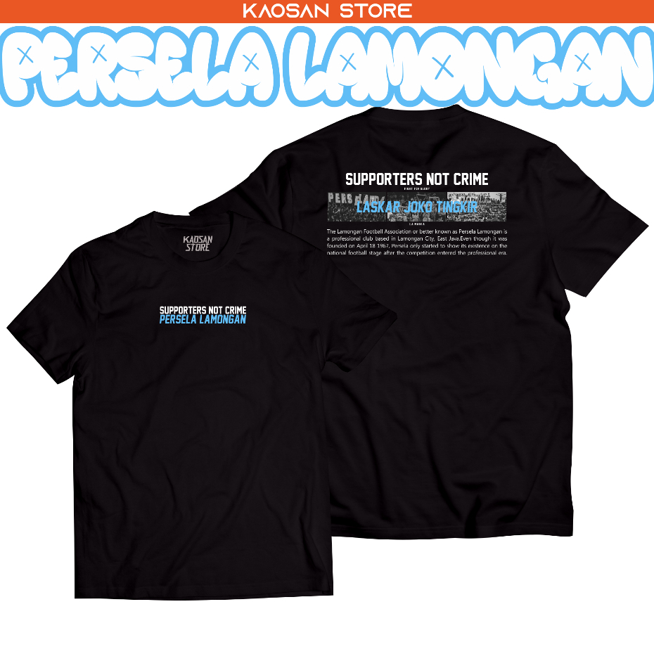 Kaos Persela Lamongan Curva Boys 1967 Suporter Militan Laskar Joko Tingkir Lamongan Football
