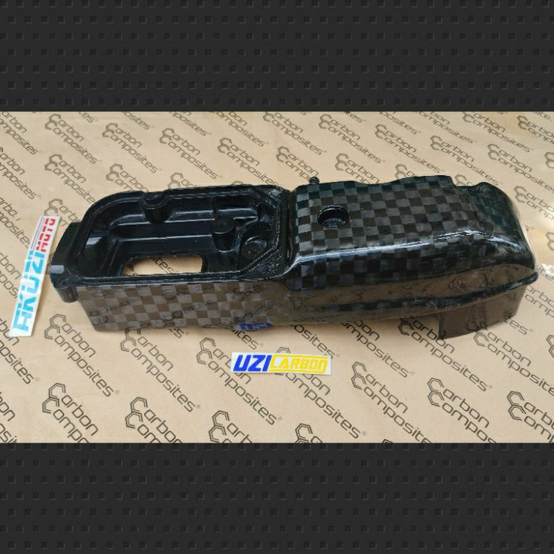 Cover Tutup CVT MIO SPORTY SMILE Carbon Kevlar