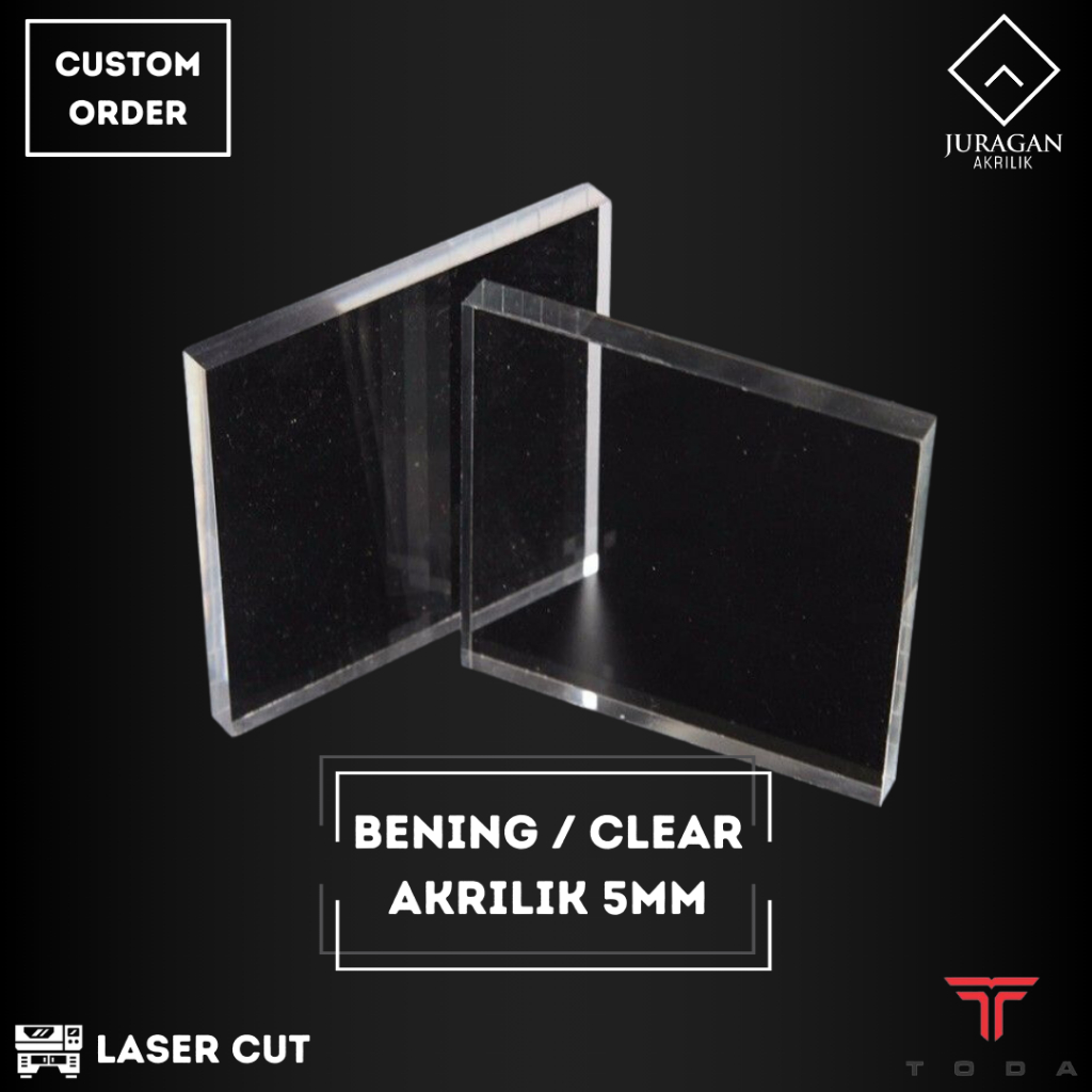 

Akrilik Toda Bening 5mm Rp41/cm persegi