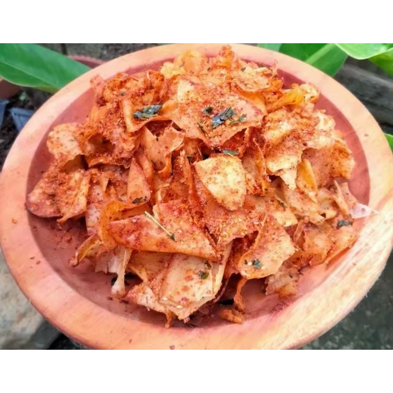 

KERIPSET KERIPIK SETAN PEDAS 250 GRAM KERIPIK SINGKONG