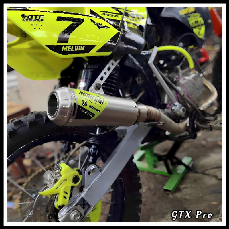 Knalpot NORIFUMI GTX Pro KLX150 KLX140 CRF150L WR155 DTRACKER150