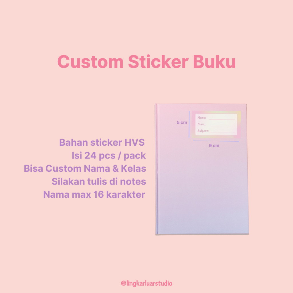 

Custom 24 Stiker Mapel Karakter - Label Buku Pelajaran - Stiker mata pelajaran | Edisi Gradient