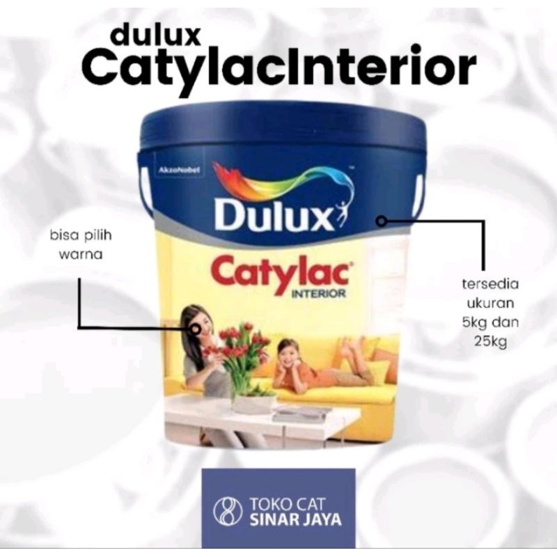 Dulux Catylac Interior 5Kg Green Strip 42447