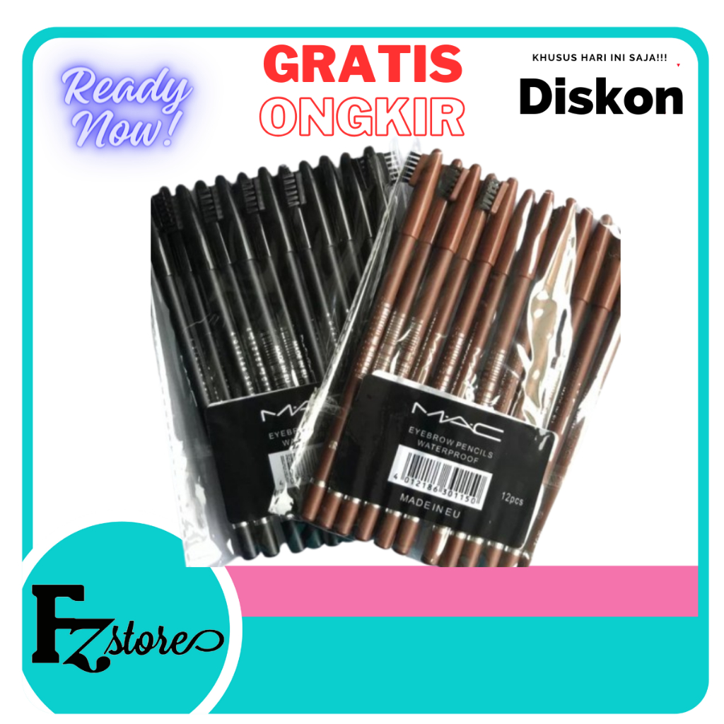 PENSIL ALIS MAC"pensil alis varian hitam & coklat