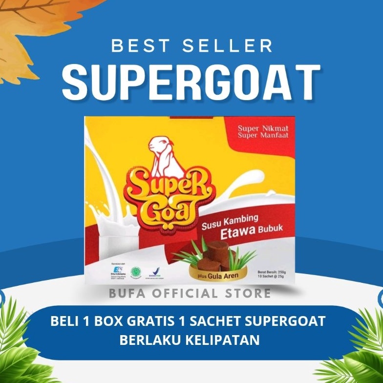 

PRODUK YEVBA SUPERGOAT SUSU KAMBING ETAWA PLUS GULA AREN BIA
