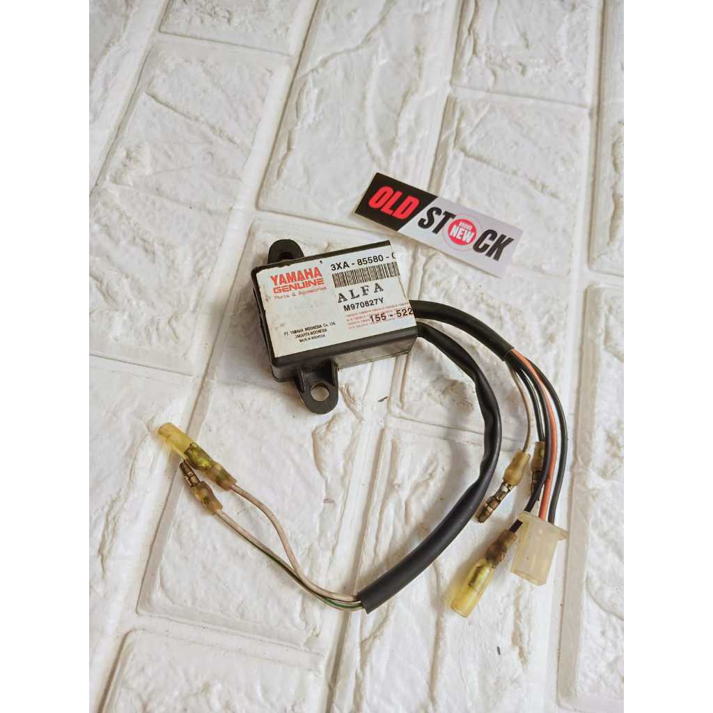 CDI DOUBLE STATER MOTOR YAMAHA ALFA SIGMA CHAMP ASLI ORIGINAL NOS 3XA-85580-00