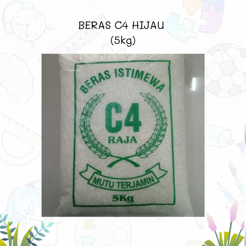 

BERAS PREMIUM C4 HIJAU 5KG