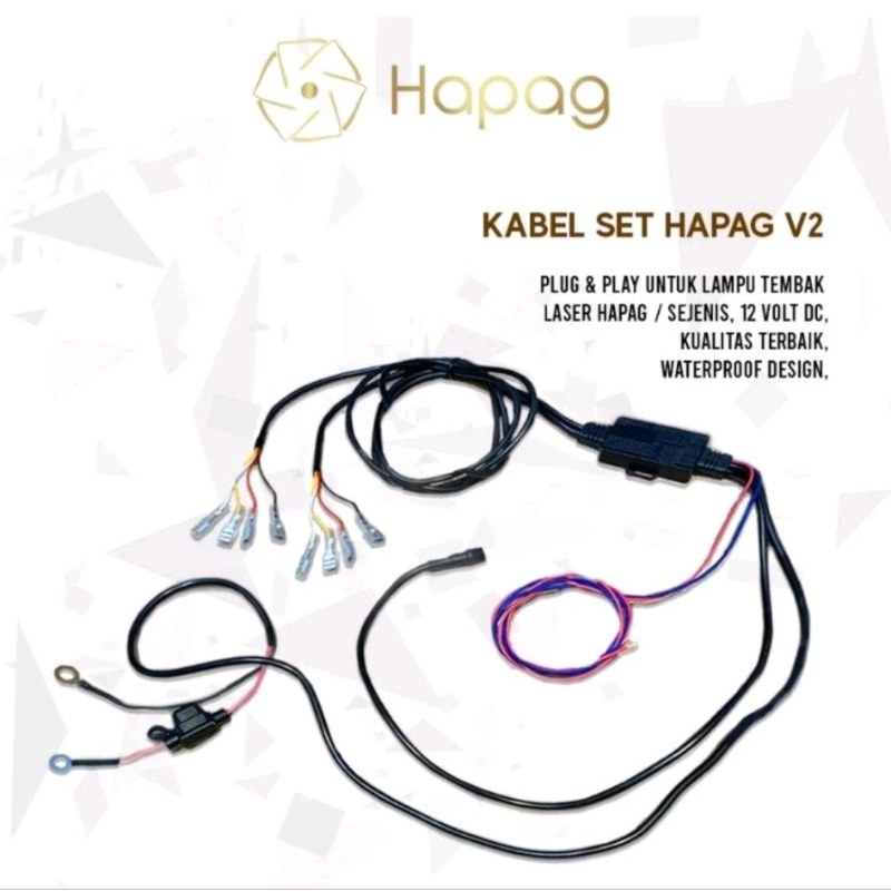 kabel set mini laser mini projie high quality HAPAG V2 plas light