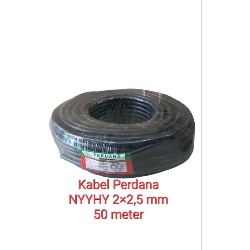 Kabel Audio Speaker PERDANA 2×2,5mm 1 Roll (50 Meter)