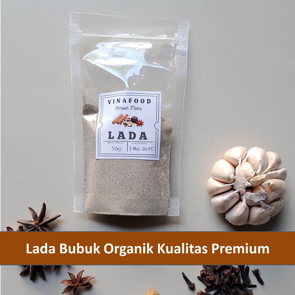 

Lada /Merica Bubuk Putih Organik Kualitas Premium