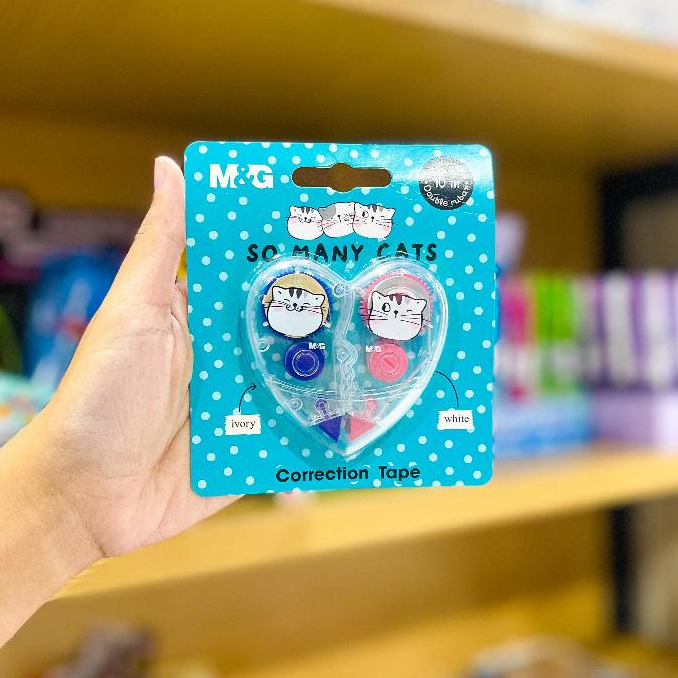 

Correction Tape 10m HACT 1257 M&G / Tipe X Love 2 Pcs