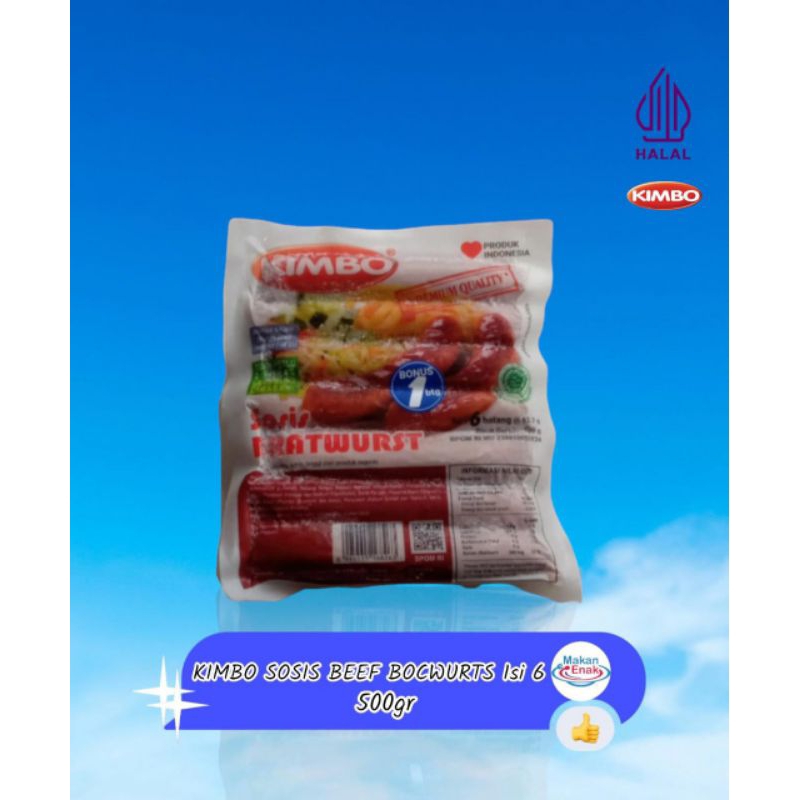 

Kimbo Sosis Sapi jumbo ori isi 6 +1