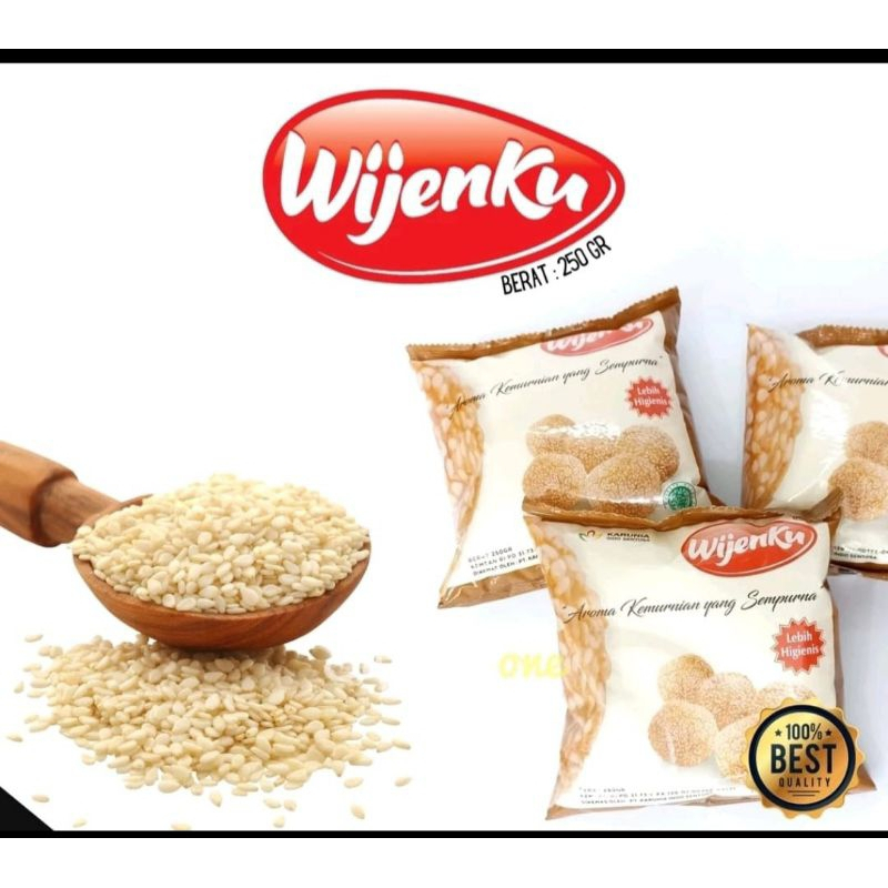 

Wijen Putih WIJENKU Sesame Seeds Premium 250 gr