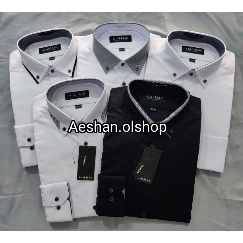 Kemeja Alisan DOBBY SLIMFIT Panjang
