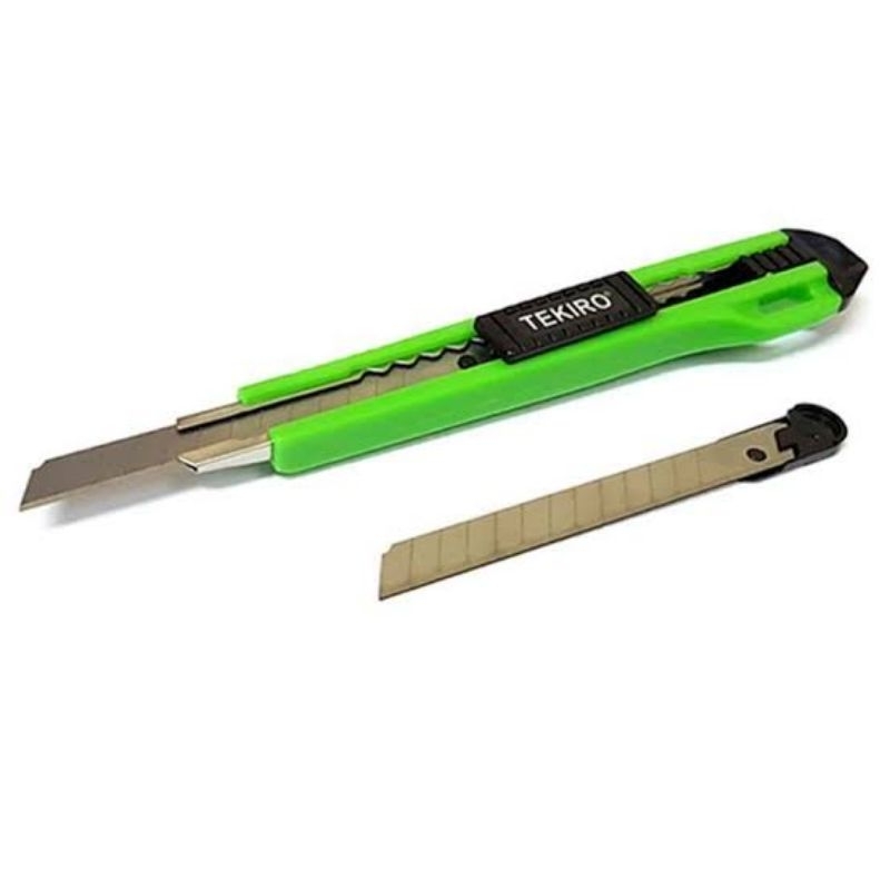 

PISAU CUTTER TEKIRO 9MM / CUTTER KNIFE TEKIRO 9 MM