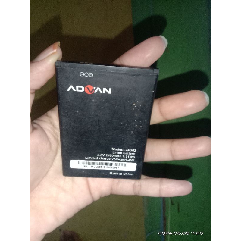 baterai advan model l24u02