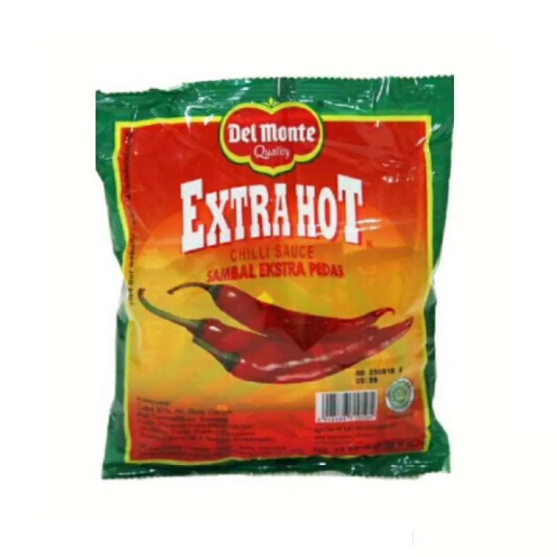

delmonte chilli sauce extra hot 24x9gr
