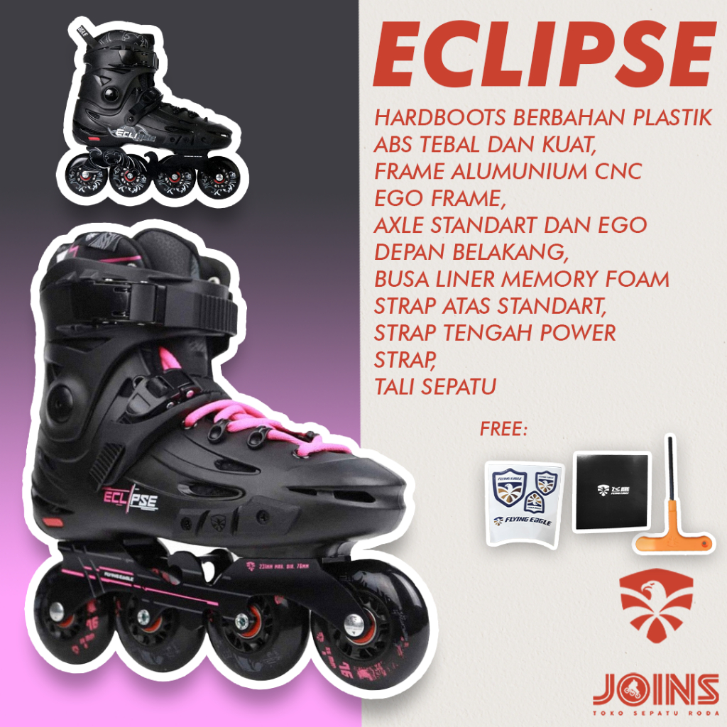 Sepatu Roda Flying Eagle Eclipse Pink Inline skate Flying eagle