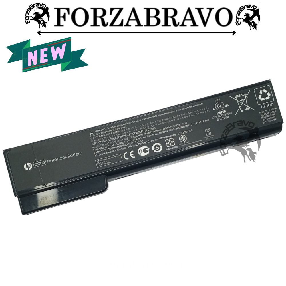 HP Laptop Baterai Battery Original EliteBook 8460 8460w 8460p 8560p ProBook 6460b 6465b CC06 - Black