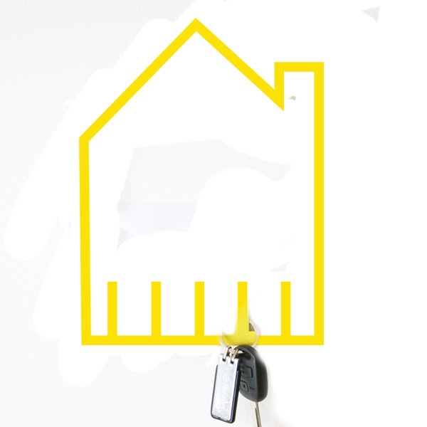 Tempat Gantungan Kunci - Cantelan Kunci bentuk rumah