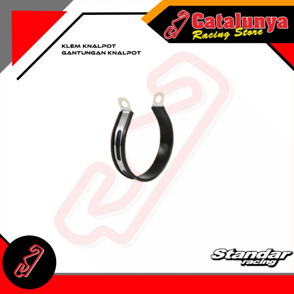 KLEM KNALPOT RACING/BREKET GANTUNGAN KNALPOT RACING